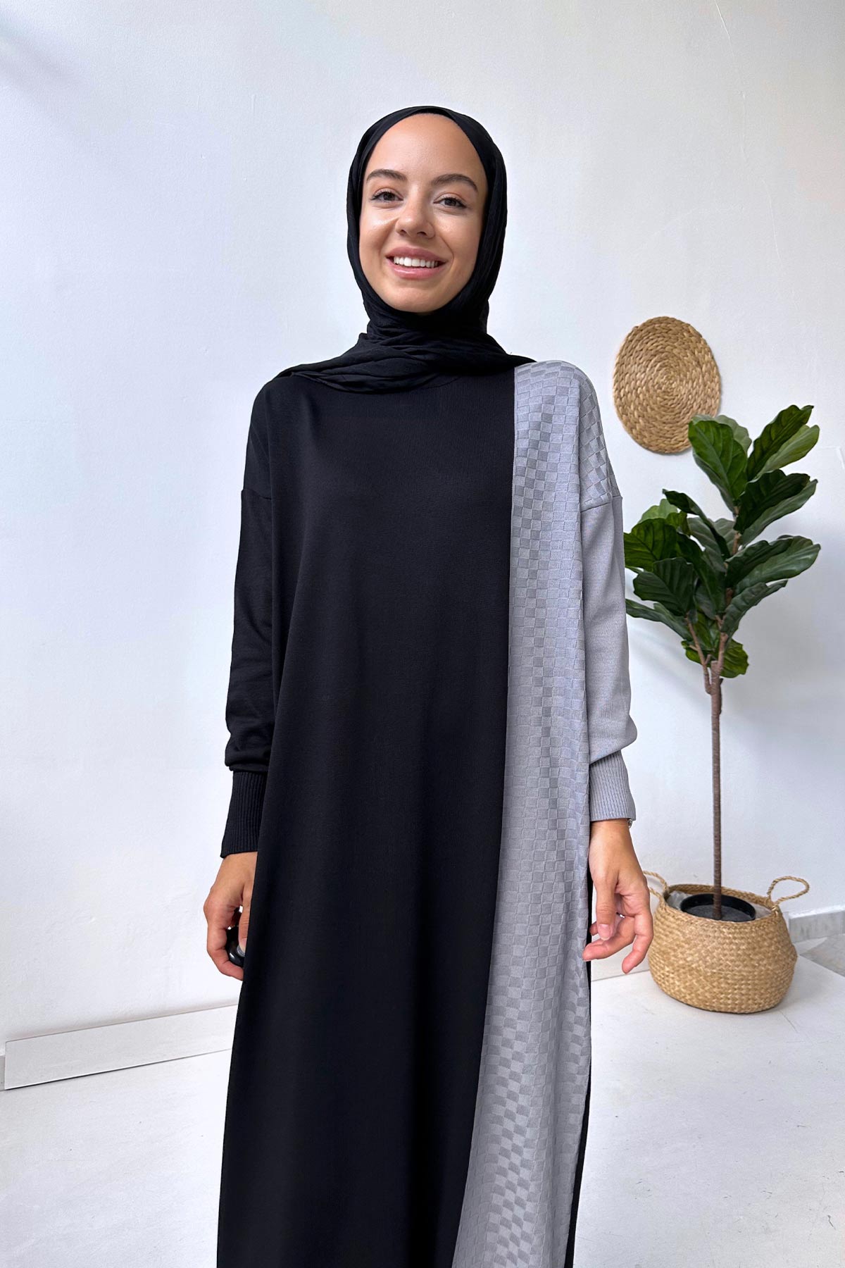 Dama Mercerized Dress - Grey