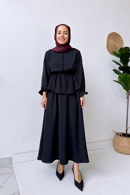 Skirt Suit - Black