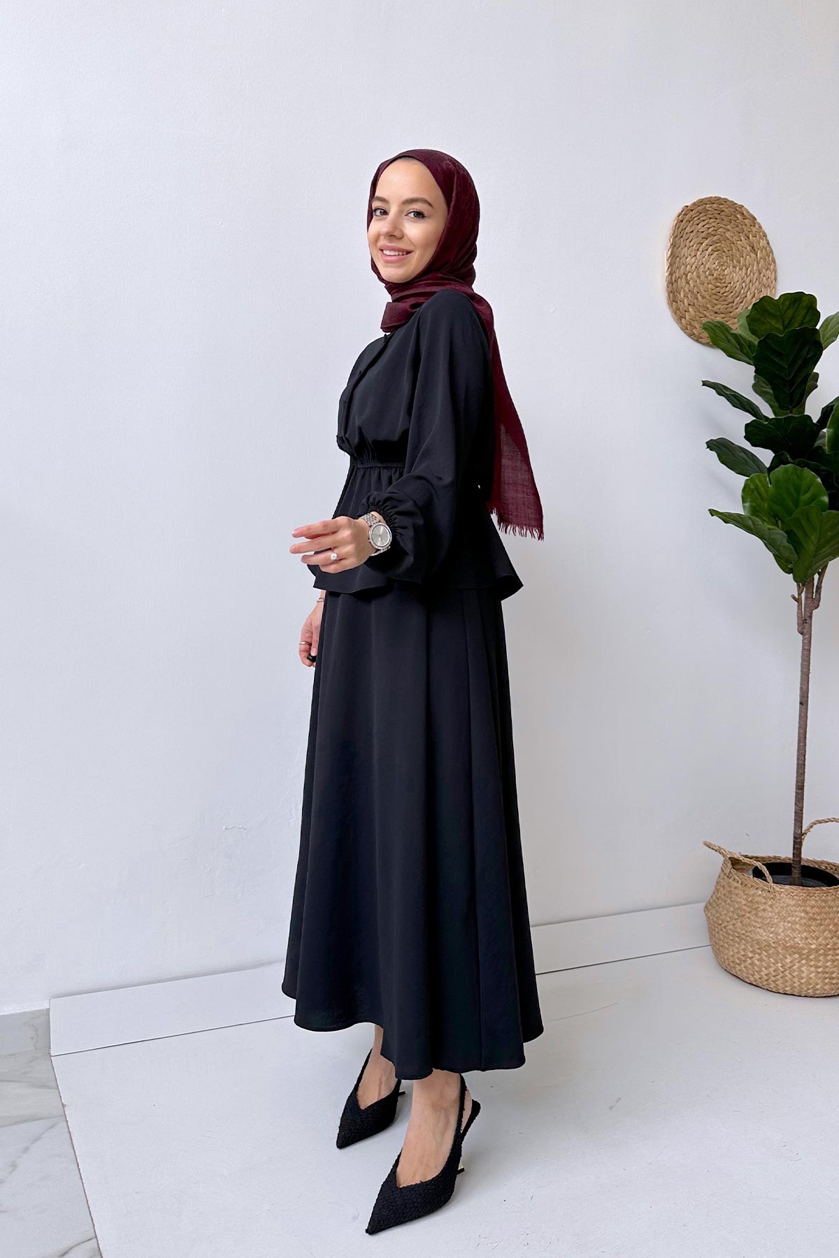 Skirt Suit - Black