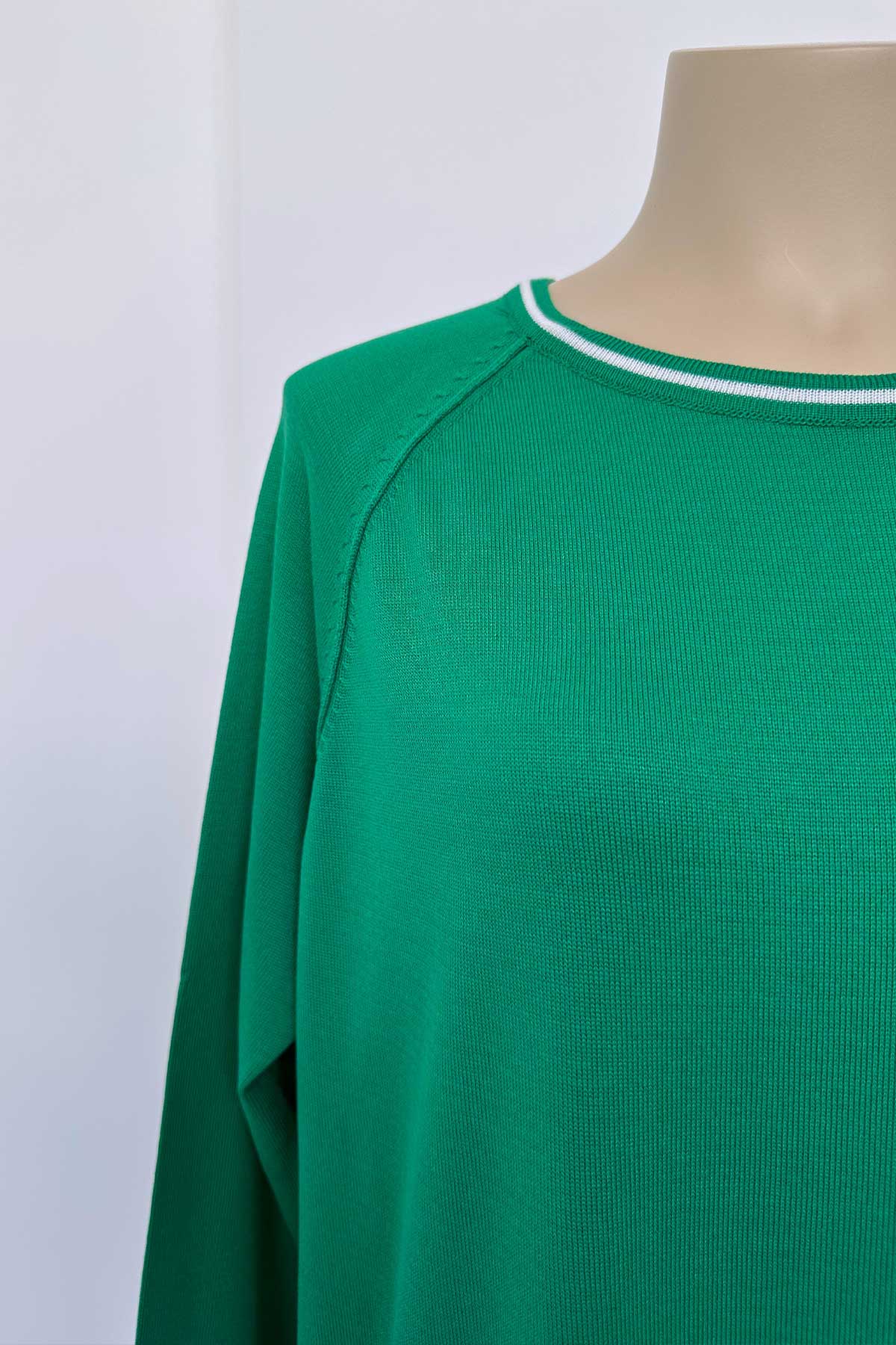 Raglan Mercerized Dress - Green