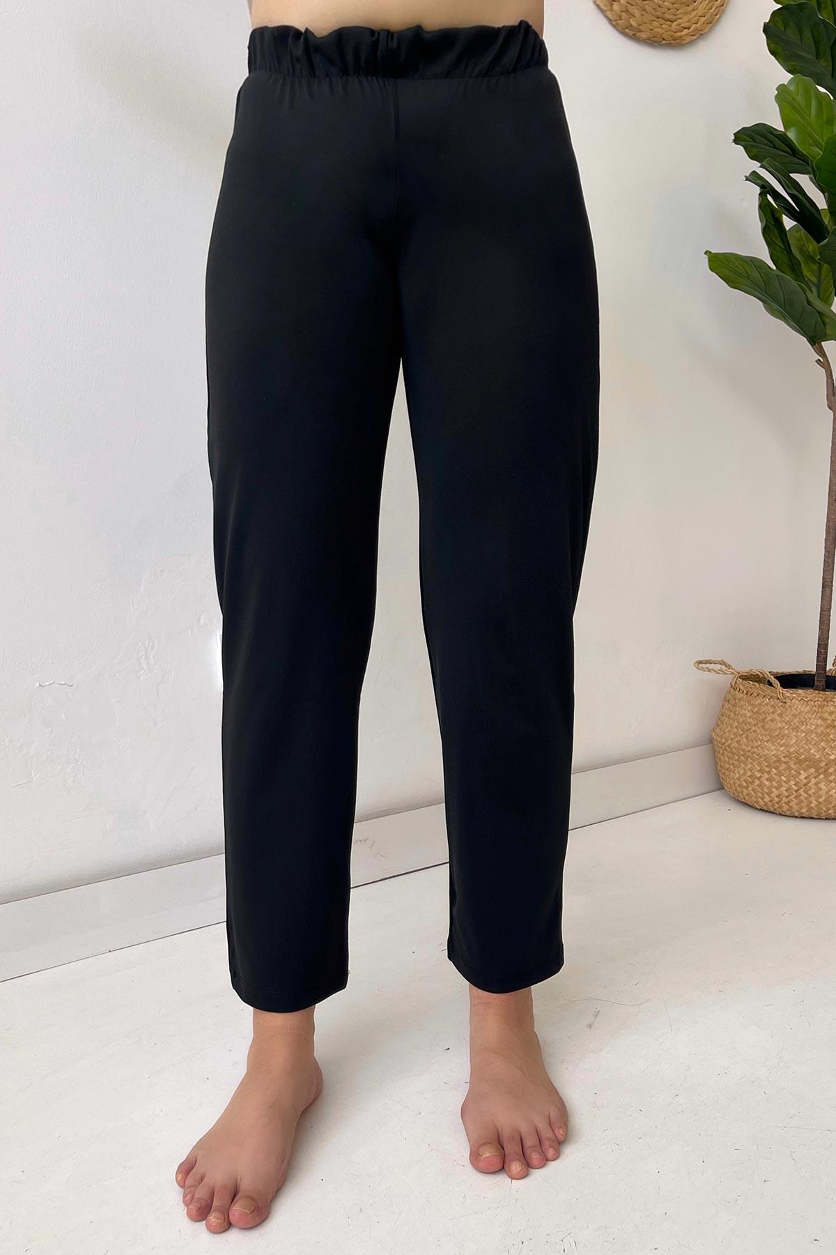 Relaxed Swimsuit Pants - Black