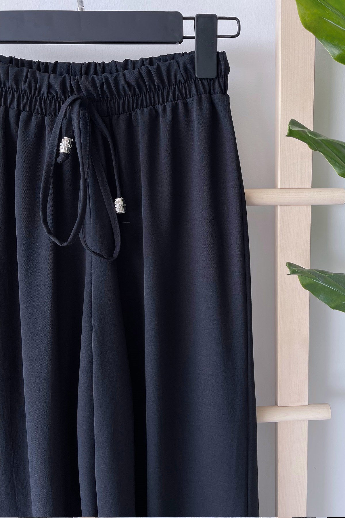 Wide Leg Pants - Black