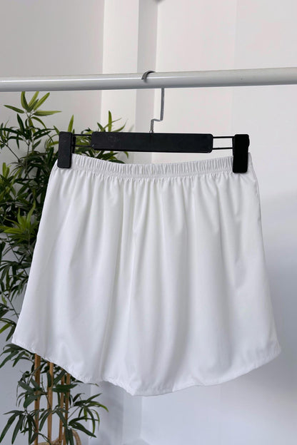 Shirt Skirt Underwear - White