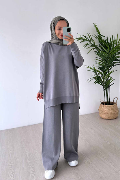 Sparkling Mercerized Suit - Grey