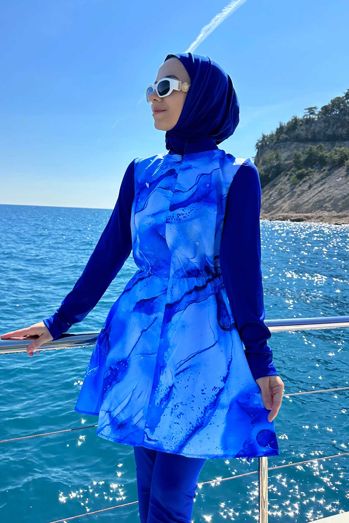 Siena Hijab Swimsuit/Burkini - Blue