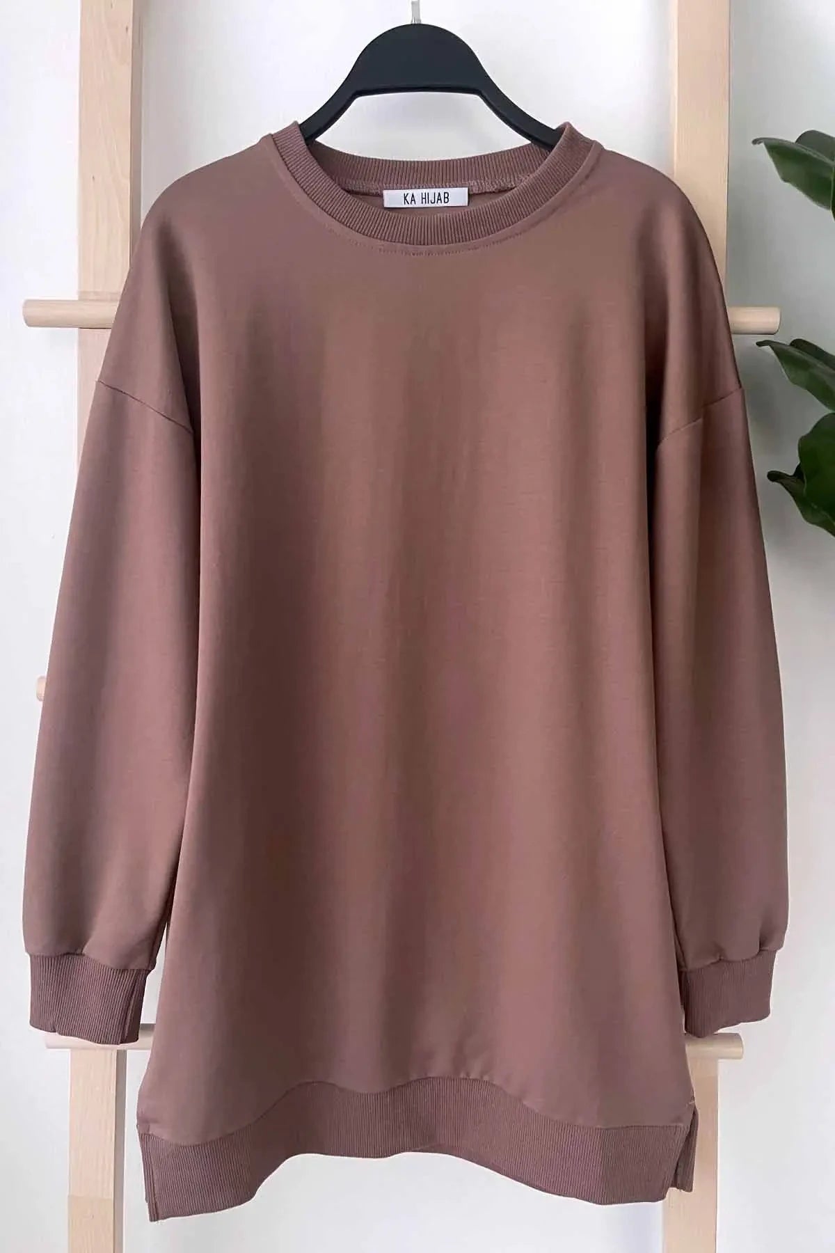 Basic Sweatshirt - Brown