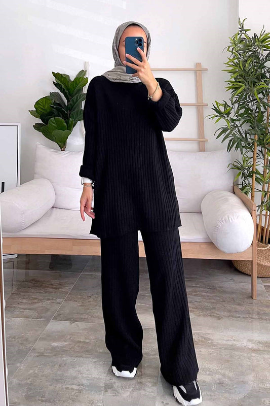 KH Wick Knitwear Suit - Black