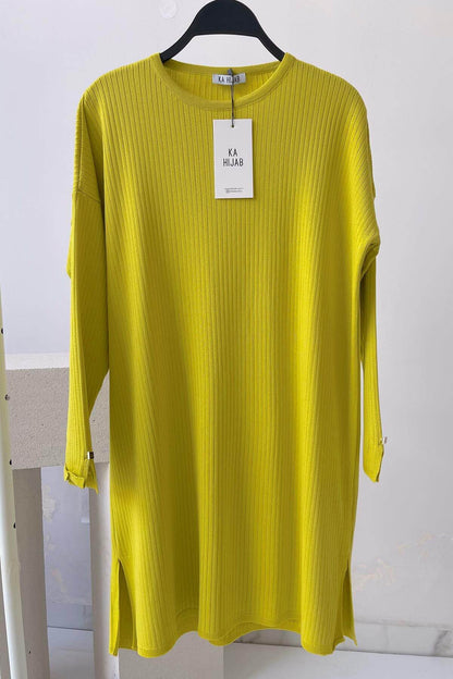 Mercerized Tunic with Wick - Oil Green