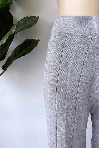 Way Knitwear Pants - Grey