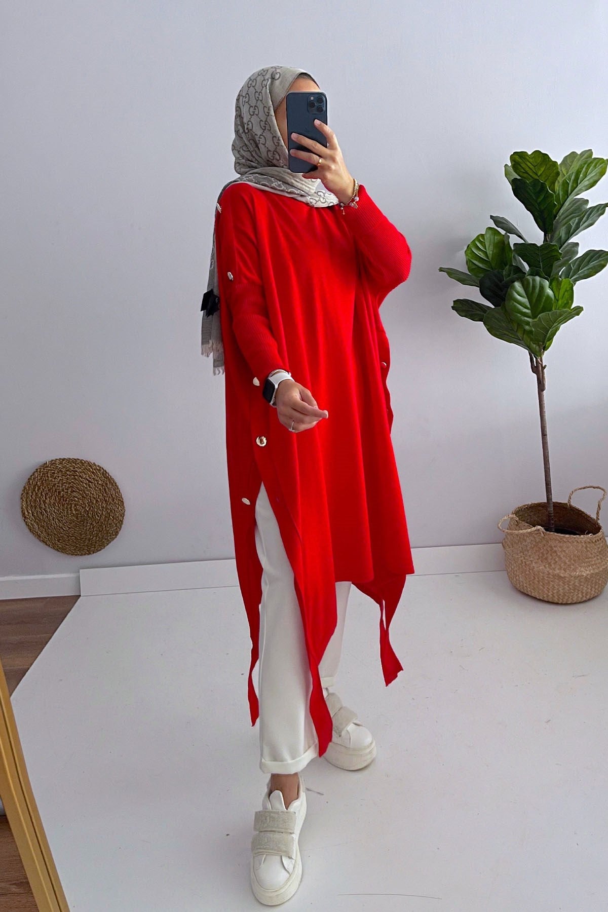 KH Poncho - Red