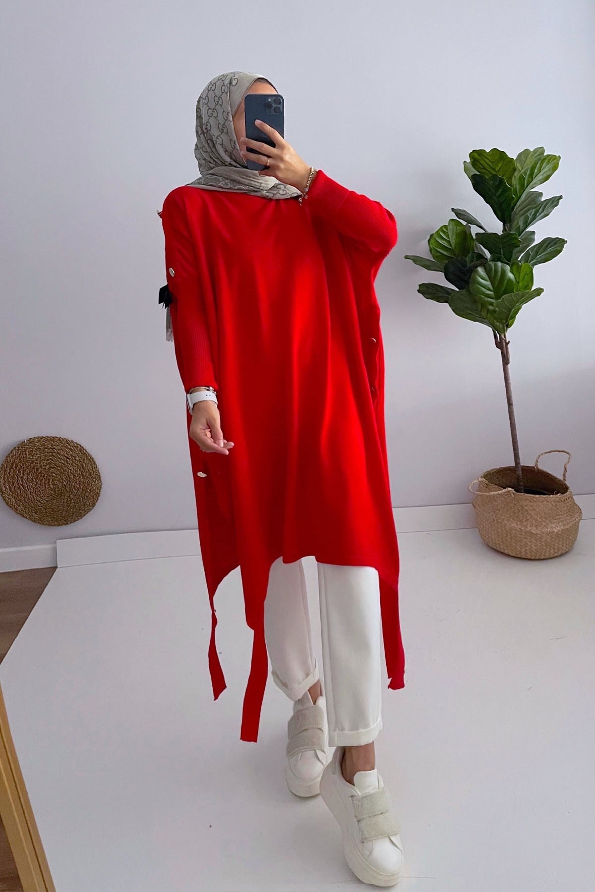 KH Poncho - Red