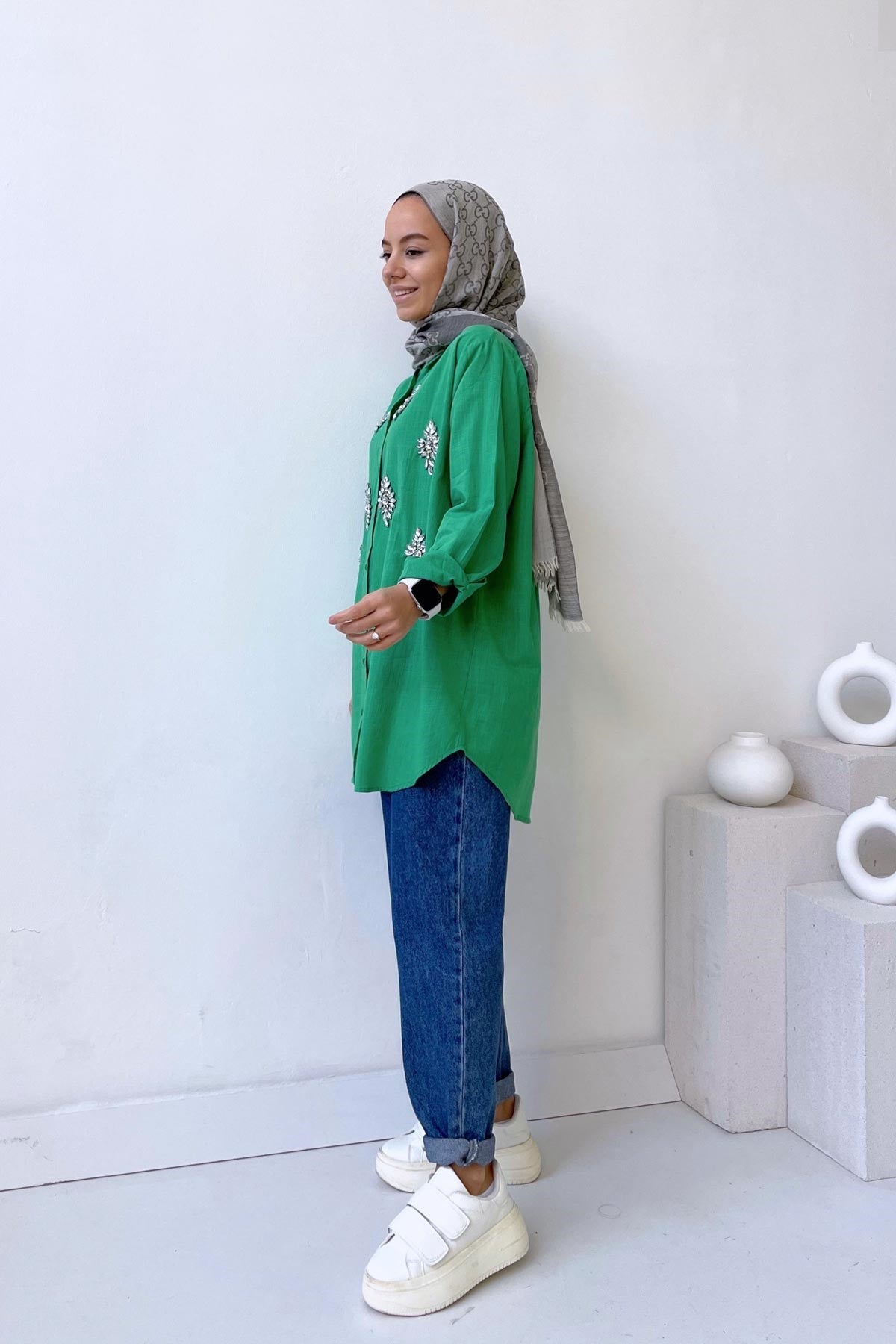 Diamond Diamond Shirt - Green