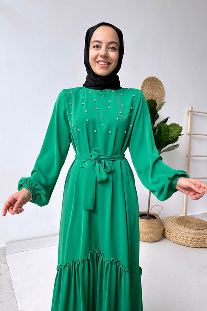 Bright Stony Dress - Green