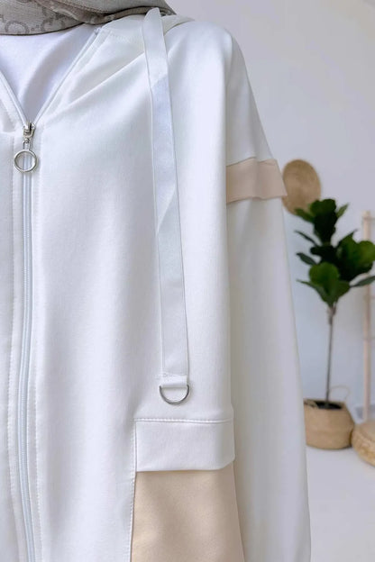 Pocket Detail Suit  - White