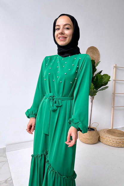 Bright Stony Dress - Green