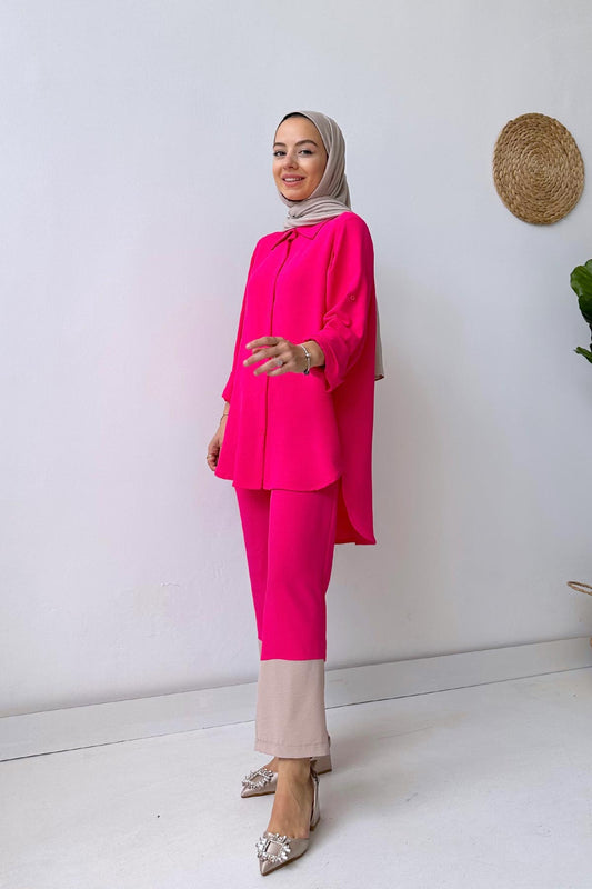 Section Suit - Fuchsia