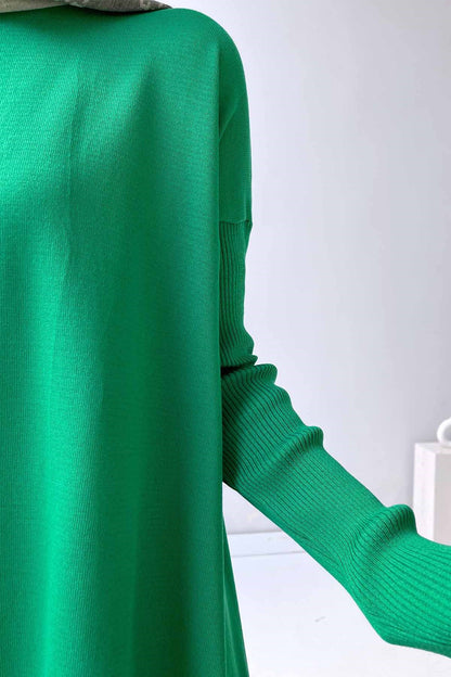 Mira Mercerized Tunic - Green