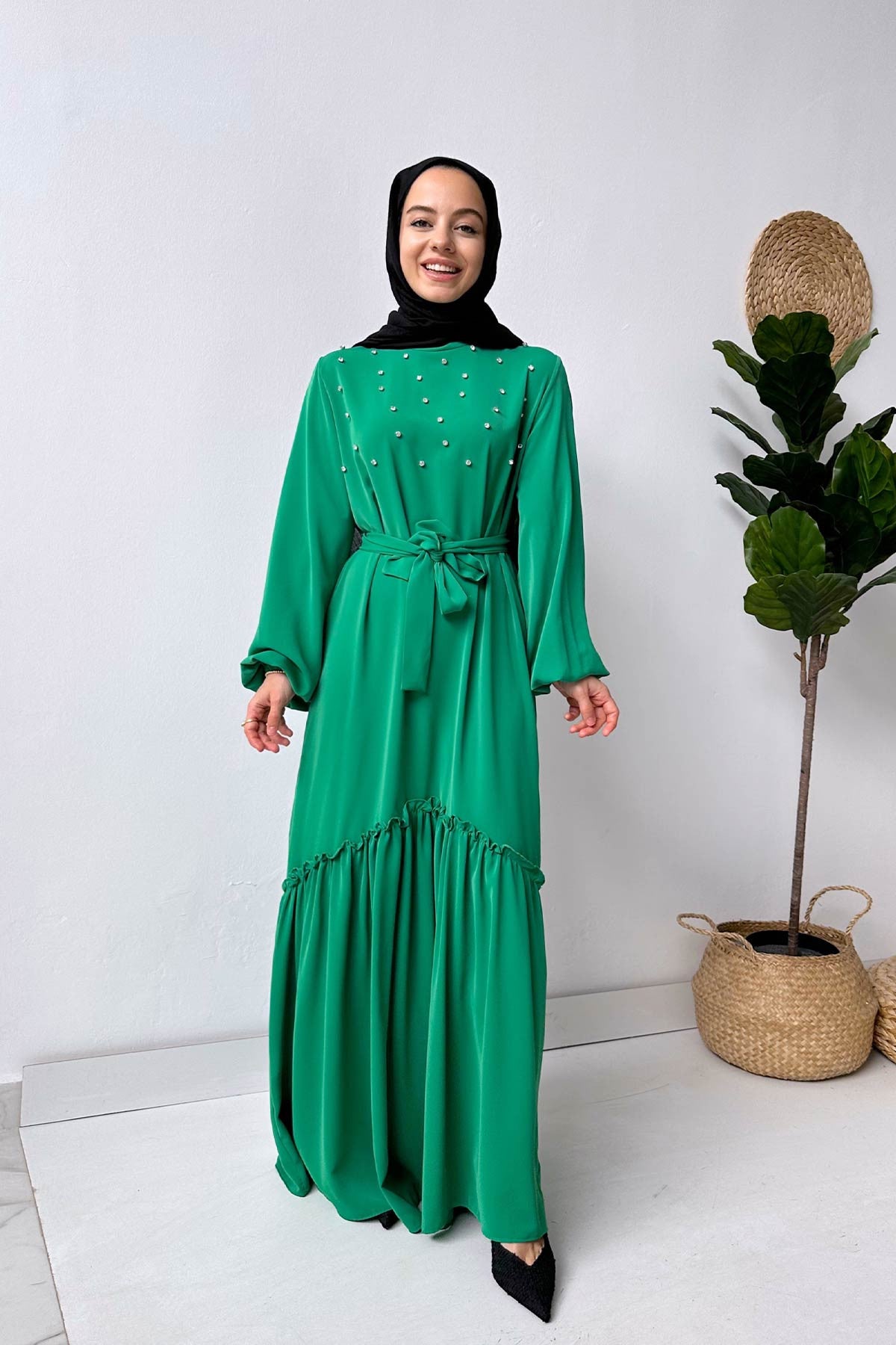 Bright Stony Dress - Green