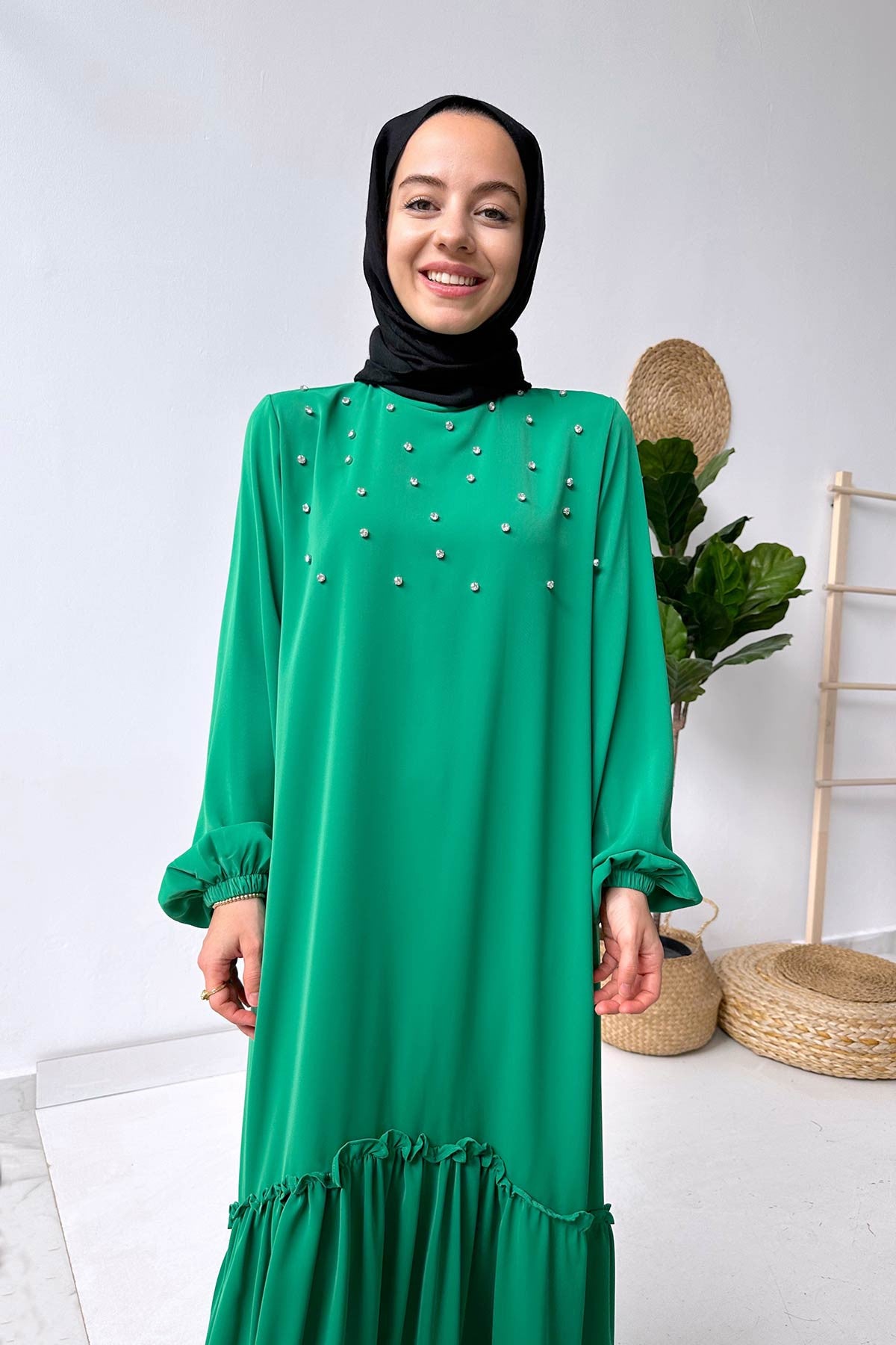 Bright Stony Dress - Green