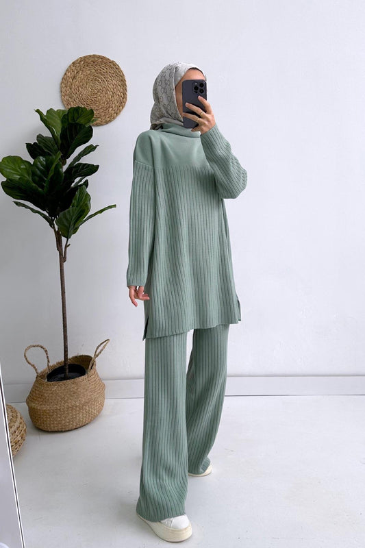 KH Wick Knitwear Suit - Mint Green