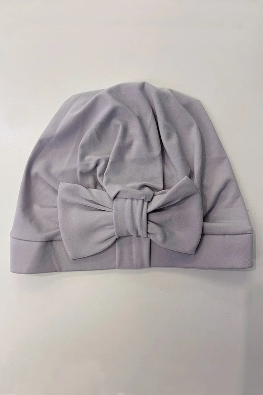 Bow Swimming Cap - Grey